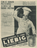 LIEBIG Chi è Senza Peccato Scagli La Prima Pietra - Pubblicità 1934 - Adv. - Reclame