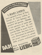 Dadi Per Minestra LIEBIG - Pubblicità 1933 - Advertising - Advertising