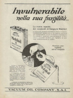 Lubrificanti MOBILOIL Gargoyle - Pubblicità 1925 - Advertising - Publicidad