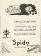 Lubrificanti Spidolèine - Pubblicità 1930 - Advertising - Publicidad