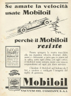 Lubrificanti MOBILOIL Gargoyle - Pubblicità 1931 - Advertising - Advertising