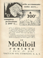 MOBILOIL - Vacuum Oil Company - Pubblicità 1932 - Advertising - Pubblicitari