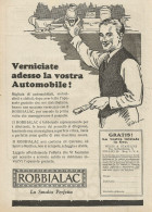 Vernici Per Auto ROBBIALAC - Pubblicità 1925 - Advertising - Publicidad