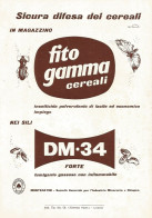 Insetticida Fito Gamma Cereali E DM 34 - Pubblicità 1961 - Advertising - Werbung