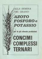 Concimi Complessi Ternari - Pubblicità 1961 - Advertising - Publicidad