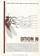 DITION 18 Insetticida Murale - Montecatini - Pubblicità 1961 - Advertising - Werbung