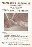 Concimi Chimici COOPERATIVA CREMONESE - Pubblicità 1961 - Advertising - Advertising