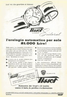 Orologio TISSOT Sideral - Pubblicità 1953 - Advertising - Advertising