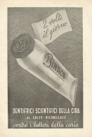 Dentifrici Scientifici Della Ciba - Pubblicità 1953 - Advertising - Advertising