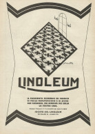 Pavimento LINOLEUM - Pubblicità 1927 - Advertising - Werbung