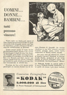 Concorso Fotografico KODAK - Pubblicità 1931 - Advertising - Publicidad