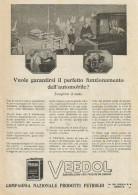 VEEDOL Lubrificante Che Resiste Al Calore - Pubblicità 1927 - Advertising - Publicidad