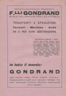 Trasporti F.LLI GONDRAND - Milano - Pubblicità 1951 - Advertising - Advertising