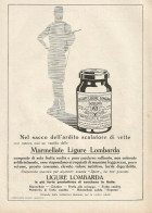 Marmellate Ligure Lombarda - Pubblicità 1929 - Advertising - Advertising