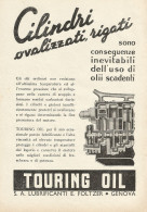 TOURING OIL - Lubrificanti E. Foltzer - Pubblicità 1933 - Advertising - Advertising