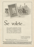 Vacuum Oil Company - Pubblicità 1924 - Advertising - Pubblicitari