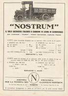 Gazogeno Italiano A Carbone NOSTRUM - Pubblicità 1929 - Advertising - Pubblicitari