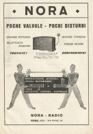 Radio Nora - Poche Valvole Pochi Disturbi - Pubblicità 1930 - Advertising - Advertising