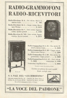 Radio Grammofoni - Radio Ricevitori - Pubblicità 1933 - Advertising - Pubblicitari