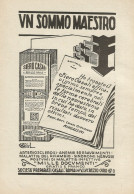 Siero Casali - Un Sommo Maestro - Pubblicità 1927 - Advertising - Advertising