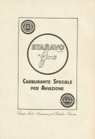 Stanavo Carburante Speciale Per Aviazione - Pubblicità 1931 - Advertising - Reclame