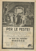 Soc. Nazionale Del Grammofono - La Voce Del Padrone - Pubblicità 1925 - Pubblicitari