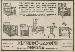 Mobili E Arredamento In Ottone Alfredo Cardini - Pubblicità 1927 - Advert. - Publicidad