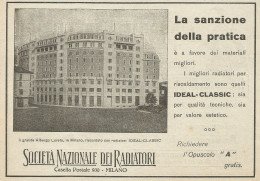 Società Nazionale Dei Radiatori - Pubblicità 1927 - Advertising - Werbung