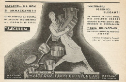 Smalteria Metallurgica Veneta - Pubblicità 1937 - Advertising - Reclame
