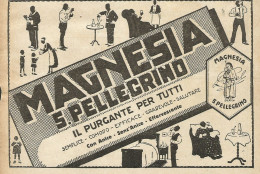 Magnesia San Pellegrino - Pubblicità 1932 - Advertising - Publicités