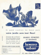 Grandes Pèpinières Et Roseraies HEMERAY AUBERT - Pubblicità 1960 - Advert - Advertising