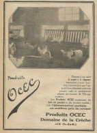 Produits OCEC - Pubblicità 1929 - Advertising - Reclame