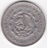 Mexique 1 Peso 1962, José María Morelos Y Pavón, En Argent, KM# 459 - México