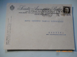 Cartolina Postale Viaggiata "Società Anonima BOLIS Bergamo" 1939 - Marcophilia