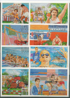 Togo 1984 Olympic Games Los Angeles, Hockey, Wrestling, Swimming, Rowing Etc. Set Of 8 S/s With Winners O/p MNH -scarce- - Verano 1984: Los Angeles