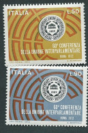 Italia 1972; 60° Conferenza Dell' Unione Interparlamentare. Serie Completa. - 1971-80: Nieuw/plakker