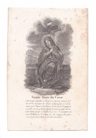 Sainte Marie Du Coeur, Gravure Ancienne, Marius Reinould, AIx-en-Provence - Imágenes Religiosas