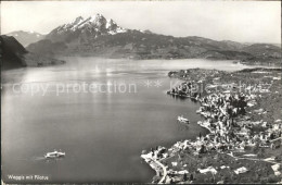 11735920 Weggis Vierwaldstaettersee Mit Pilatus Panorama Weggis - Autres & Non Classés