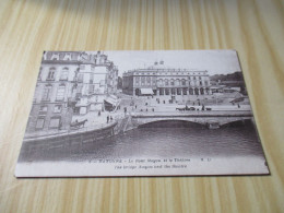 CPA Bayonne (64).Le Pont Mayou Et Le Théâtre - Carte Animée. - Bayonne