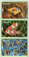 New Zealand - 1997 Phonecard Plus - Fish Set (3) - NZ-P-97/99 - Mint - Nuova Zelanda