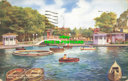 R609534 Worthing. Boating Lake And Paddling Pool. Valentine. Art Colour. E. W. T - World