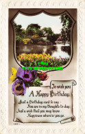 R609929 To Wish You A Happy Birthday. Just A Birthday Card To Say Your Are In My - World