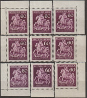 19/ Pof. 102; Complete Small Miniature - Unused Stamps