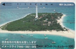 Japan Tamura 105u Old Private 110 - 011 New Caledonia Lighthouse Areal View - Japan