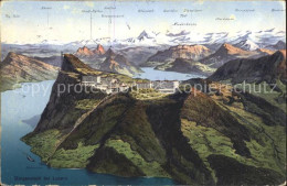 11733722 Buergenstock Am Vierwaldstaettersee Panoramakarte Buergenstock - Other & Unclassified