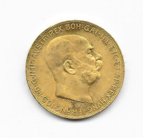 100 Krönen Coronae - Österreich - 1915 (KM#2818) - Or Gold - Austria