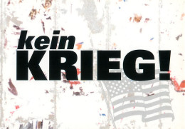 PUBLICITÉ - ADVERTISING - KEIN KRIEG ! - EDGAR MEDIEN AG - - Publicité