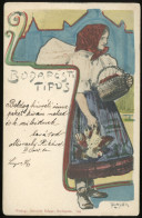 Hungarian Signed Vintage Art Postcard, Heyer 1905. Ca. - Ungarn