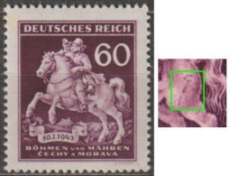 22/ Pof. 102; Plate Flaw, Stamp Position 24, Print Plate 3 - Ungebraucht