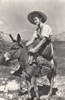 Woman Riding A Donkey , Zadar 1967 - Croatia